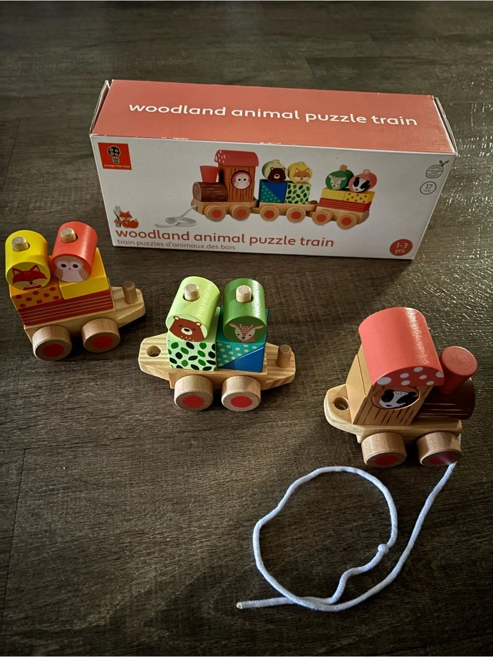Woodland Animal Puzzle Train